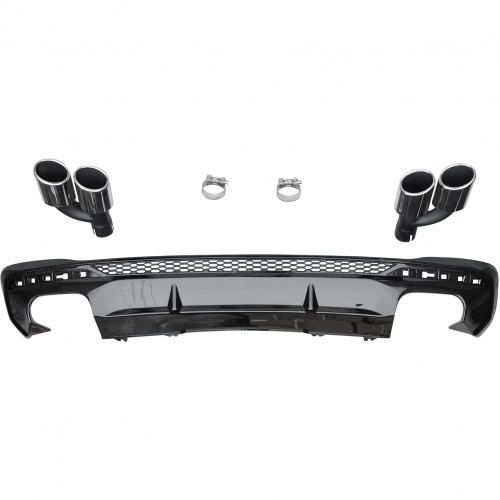 Diffuseur arriere AUDI A4 B9 facelift sline 19-23 - Look S4