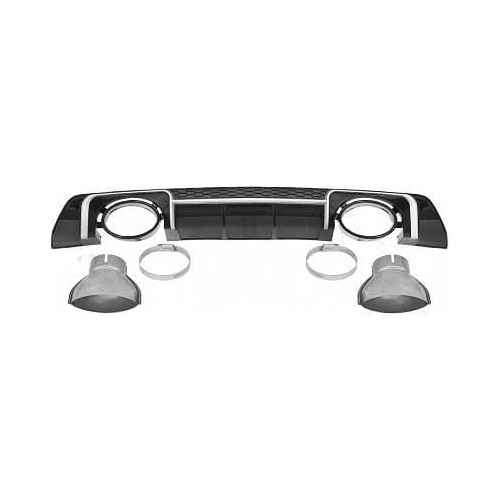 Diffuseur arriere AUDI TT 8S 14-18 - Look TTRS