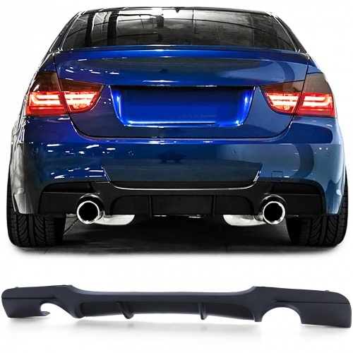 Diffuseur arriere BMW serie 3 E90 double sortie M-P