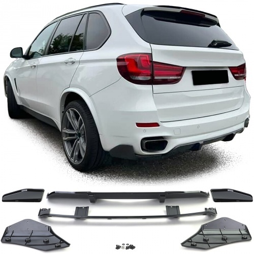 Diffuseur arriere BMW X5 F15 13-18 look M-P noir Brillant