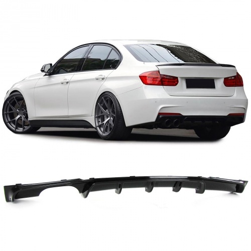 Diffuseur arriere BMW serie 3 F30 F31 double sortie Mperf - brillant