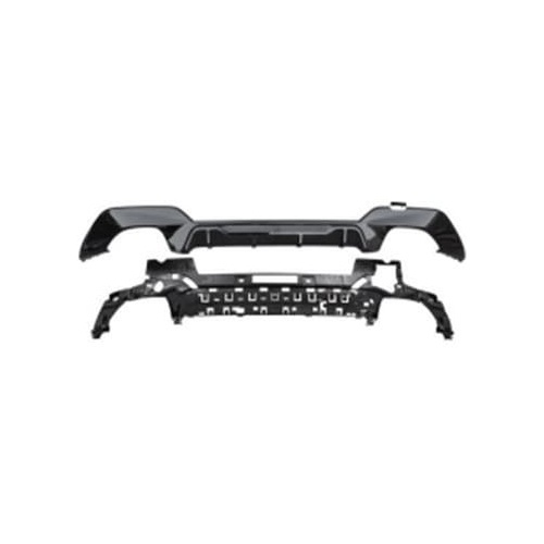 Diffuseur arriere BMW serie 3 G20 double sortie double 19-22 - brillant
