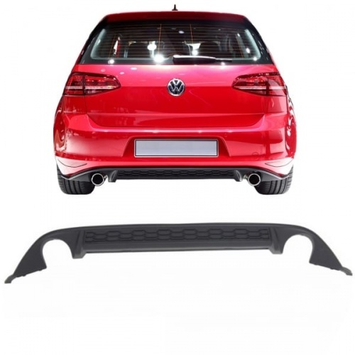 Diffuseur arriere double look GTI VW GOLF 7 12-17