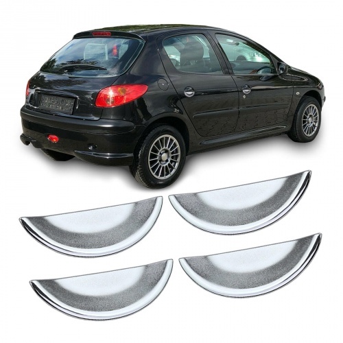 Lot de 4 encoches de poignee pour Peugeot 206 206cc 98-09