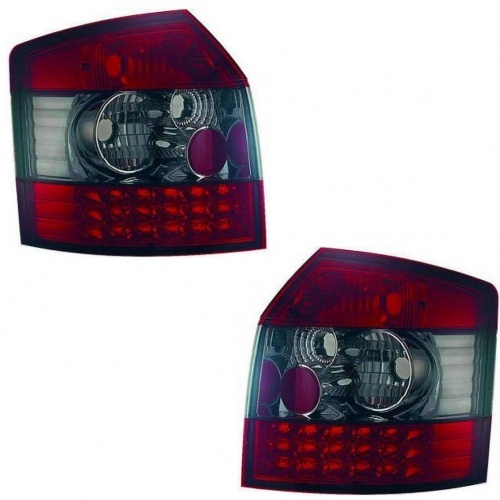 2 Feux arriere AUDI A4 (B6) 00-04 - avant - Rouge fume