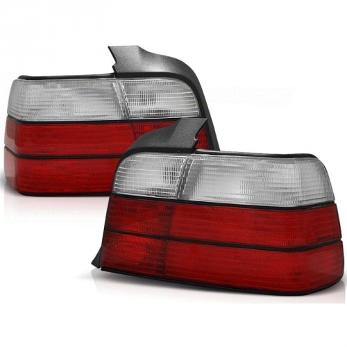 2 feux arriere BMW Serie 3 E36 berline 90-99 - Rouge