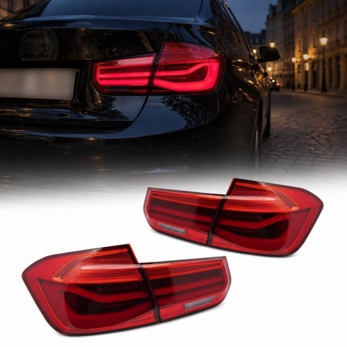 2 Feux arriere LED dynamiques BMW Serie 3 F30 - 11-19 - Rouge