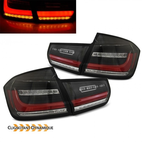 2 Feux arriere LED dynamiques BMW Serie 3 F30 - 11-19 - Noir