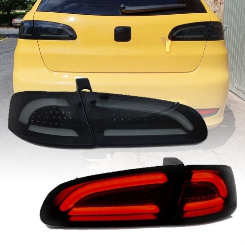 2 Feux SEAT Ibiza 6L 02-08 - LTI+LED - Noir