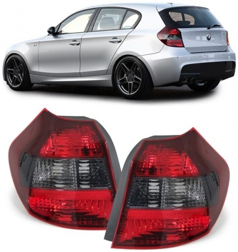 2 Feux arriere BMW Serie 1 E87 04-07 - Fume gris