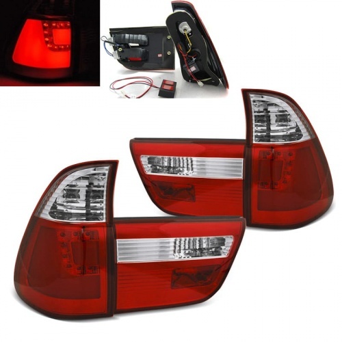 2 Feux arriere LED BMW X5 E53 99-03 - Rouge