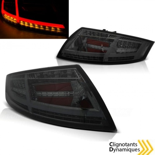 2 Feux arriere AUDI TT 8J LTI - Fume  - Cligno dynamique