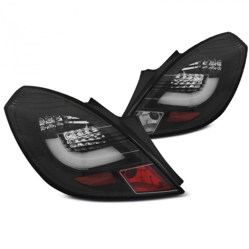 2 Feux arriere Opel Corsa D 3P 06-14 - Noir