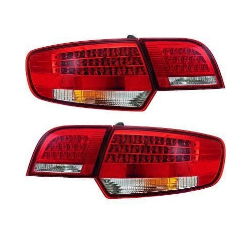 2 Feux AUDI A3 8PA Sportback LED 04-08 - Rouge