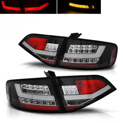 2 Feux LED LTI AUDI A4 B8 berline 07-11 - Noir