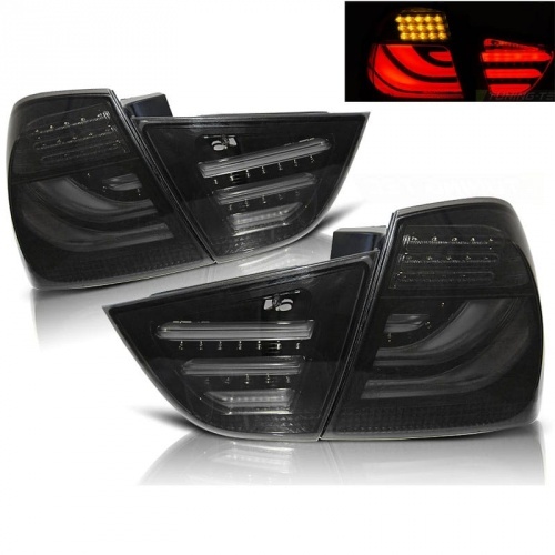 2 Feux arriere BMW Serie 3 E90 LCI 09-11 - LTI - Noir