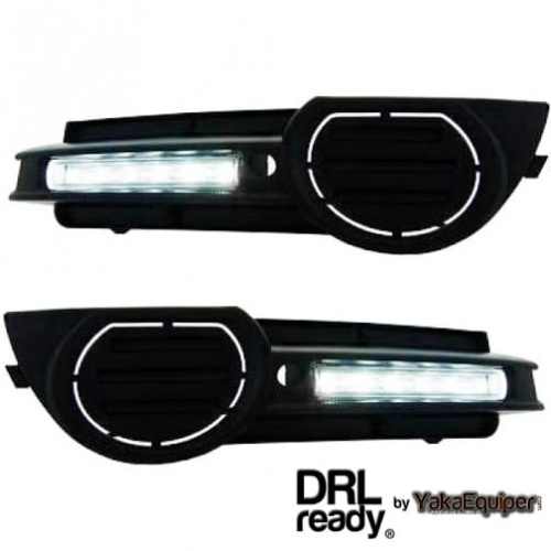 2 Feux de jour LED DRL Ready - AUDI A3 8P - Blanc