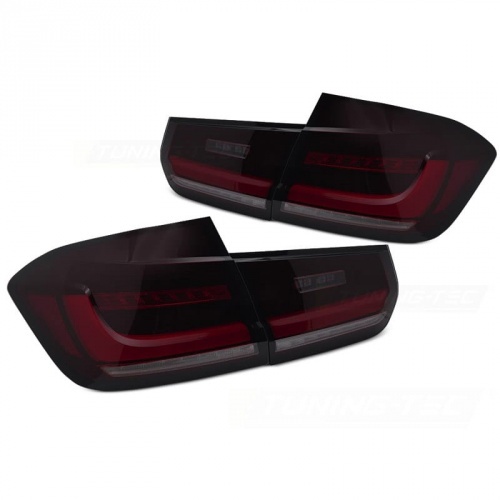 2 Feux arriere LED dynamiques BMW Serie 3 F30 - 11-19 - Rouge Teinte