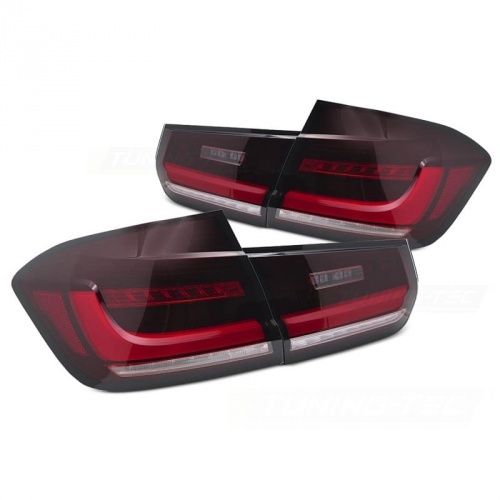 2 Feux arriere LED dynamiques BMW Serie 3 F30 - 11-19 - Rouge