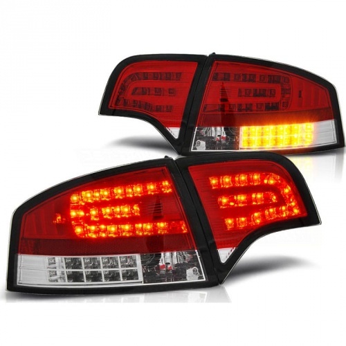2 Feux LED AUDI A4 B7 04-08 LED Rouge