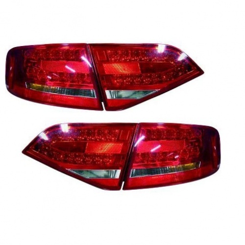 2 Feux LED AUDI A4 B8 07-11 LED Rouge Clair