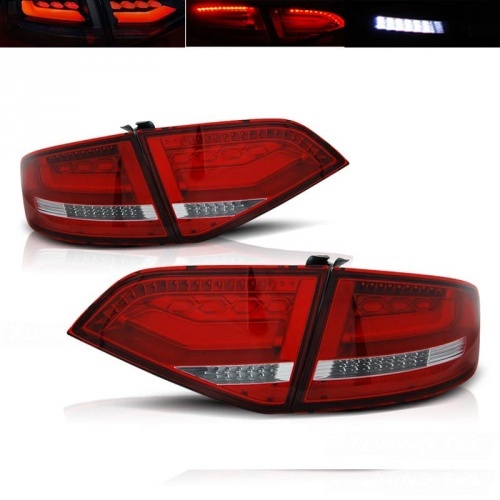 2 Feux fullLED AUDI A4 B8 berline 08-11 LTI Rouge