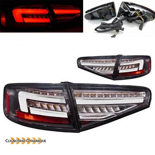 2 Feux fullLED dynamiques AUDI A4 B8 berline 12-15 LTI Clair
