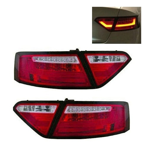 2 Feux LED Audi A5 2007-09 - Rouge