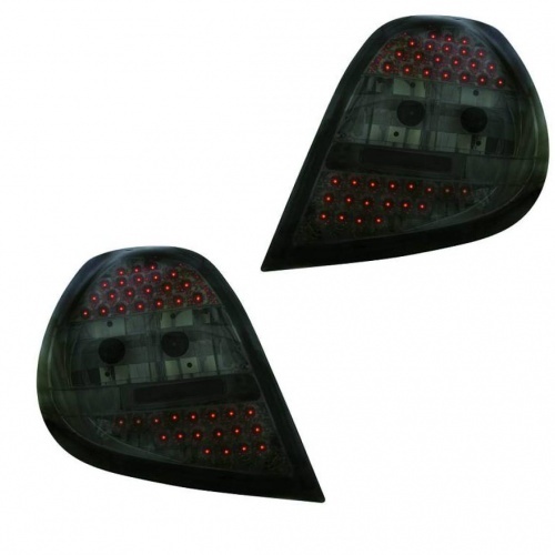 2 Feux Renault Clio 3 LED - 05-09 - Clair Noir