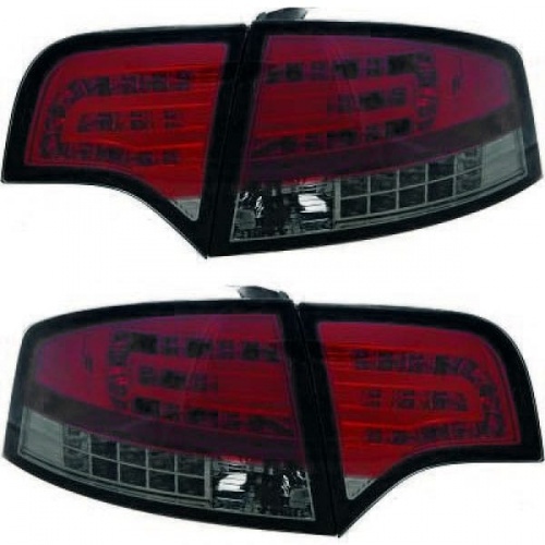 2 Feux LED AUDI A4 B7 berline 04-08 LED Rouge teinte