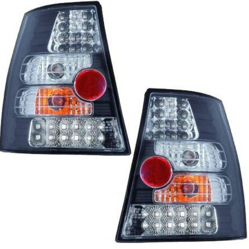 2 Feux arriere VW Golf 4 Break LED - Clair noir