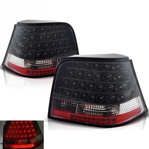 2 Feux arriere VW Golf 4 (1J) LED - Noir