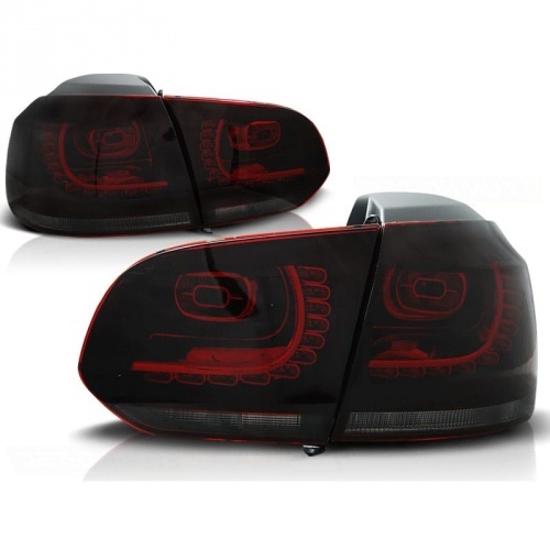 2 Feux arriere VW Golf 6 - LED - Fumé