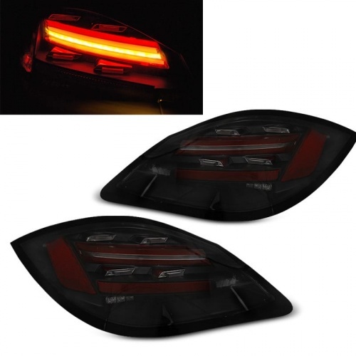 2 Feux Porsche Boxster Cayman 987 fullLED dynamiques 09-12 - Noir fume