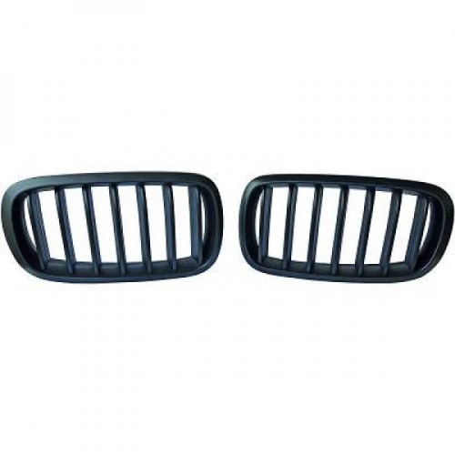 Grilles calandre BMW X5 F15 X6 F16 13-18 - Noir Mat look Mperf