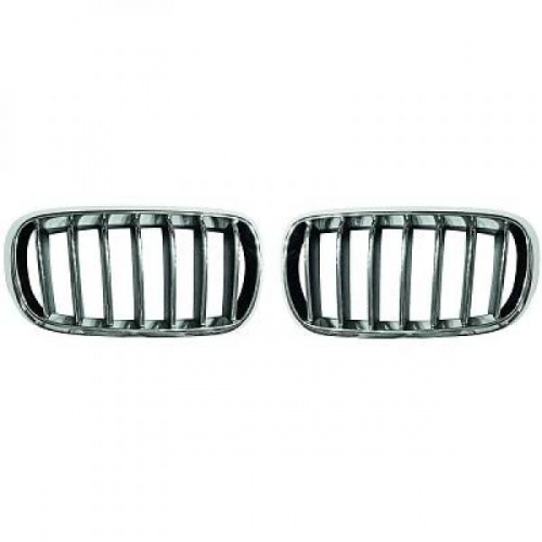 Grilles calandre BMW X5 F15 X6 F16 13-18 - Chrome