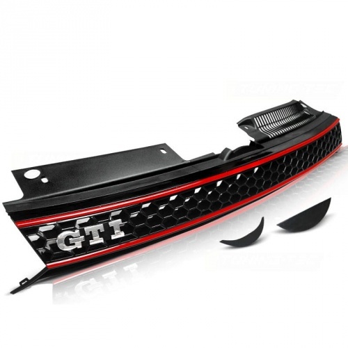 Grille calandre VW Golf 6 (VI) - look GTI - Noir