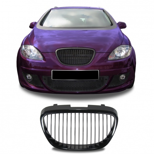 Grille calandre Seat LEON 04-09 - Noir