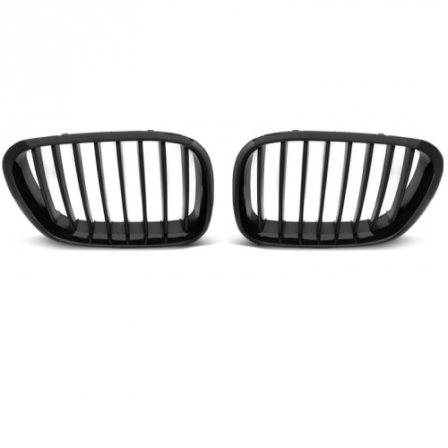 Grilles calandre BMW X5 E53 phase 1 99-03 - Noir Brillant Mat