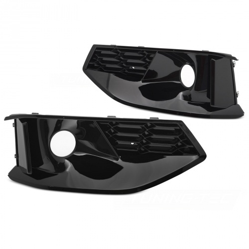 Grilles ACC Audi A4 B9 facelift 20-24 - Noir brillant - look RS