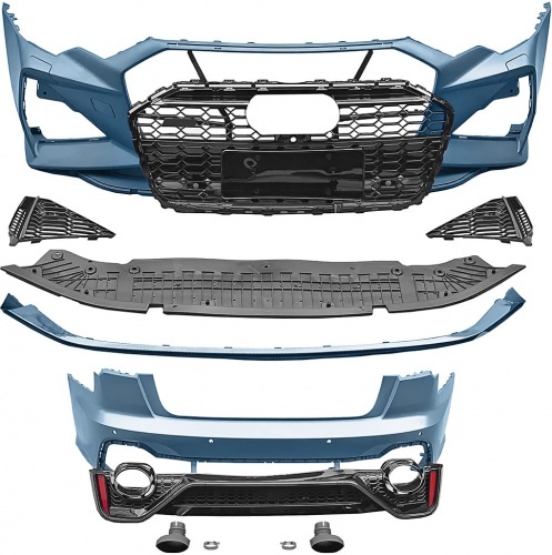 Kit carrosserie complet AUDI A6 C8 18-22 - Look RS6 - Noir - PDC