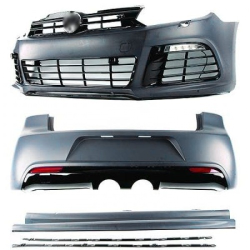 Kit carrosserie complet VW Golf 6 (VI) look R20 + DRL