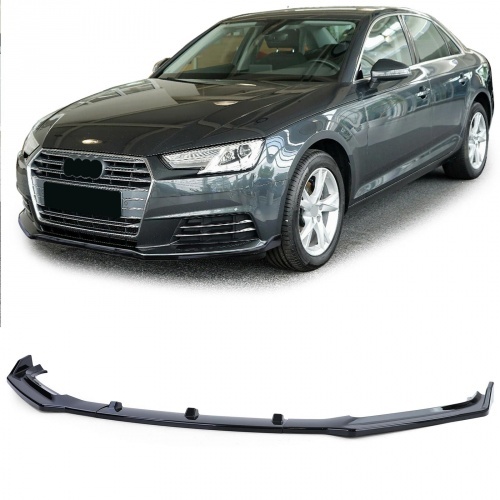 Spoiler lame avant - AUDI A4 B9 8W - look sport - 15-19