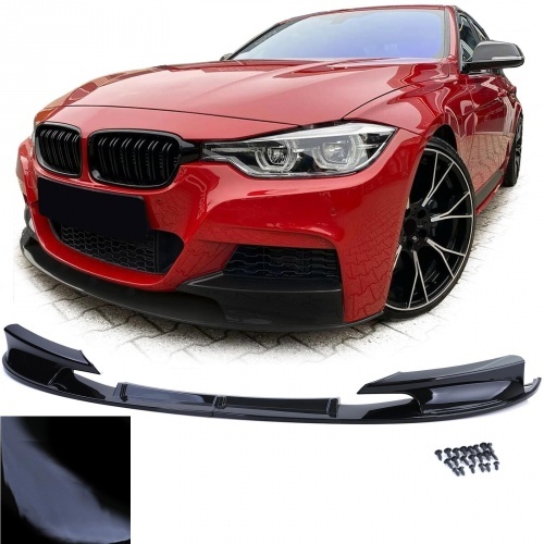 Spoiler lame de pare choc - BMW Serie 3 F30 F31 m LCI 15-18  - look mperf - brillant