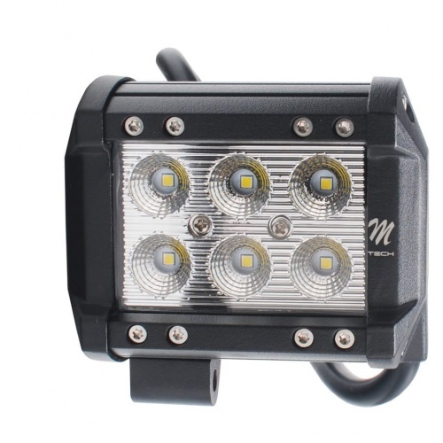 Feux de travail LED 18W - 10cm - Double rangee - ECE R10