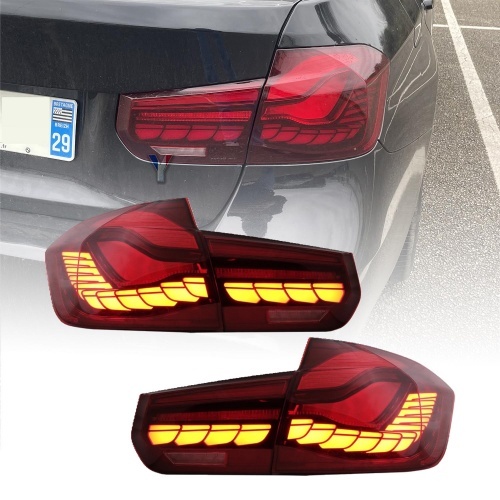 2 Feux arriere OLED dynamiques BMW Serie 3 F30 look M4 - 11-19 - Rouge