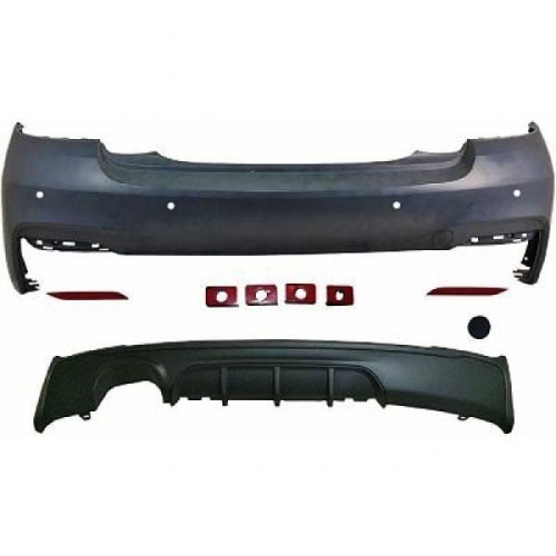 Pare choc arriere BMW Serie 2 F22 2013-2017 - look Mperf - PDC