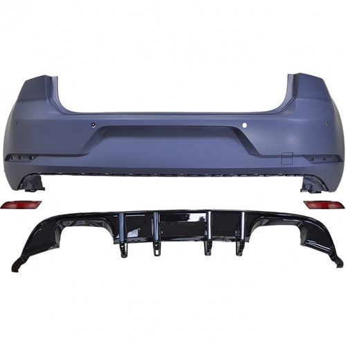 Pare choc arriere VW Golf 7 (VII) look G7.5R - PDC