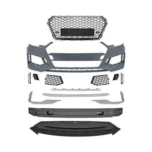 Pare choc avant AUDI A4 B9 16-19 - Look RS4 - Chrome - PDC