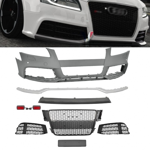 Pare choc avant AUDI A5 07-11 - Look RS5 - Noir - PDC